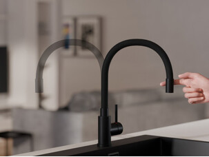 Baterie de bucătărie FLEX cu gura de scurgere flexibilă Primagran 6020